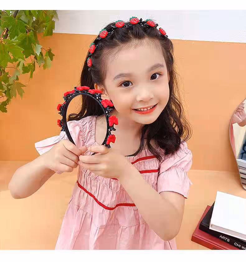 Korean New Braided Headband with Clips